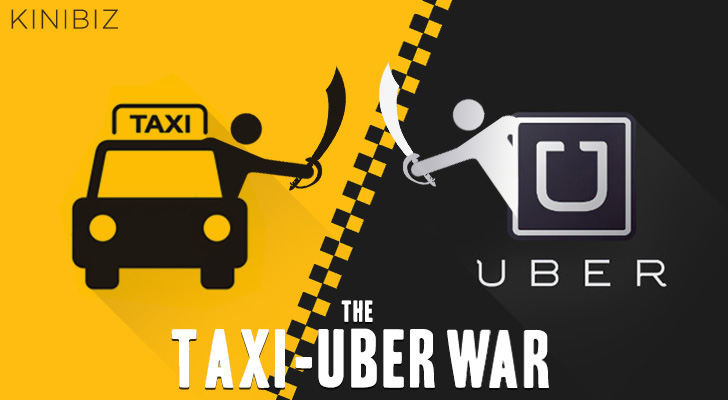 The Uber-Taxi war mkini issue inside story banner